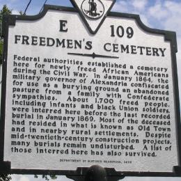 Freedman's Cemetery Historic Highway Marker