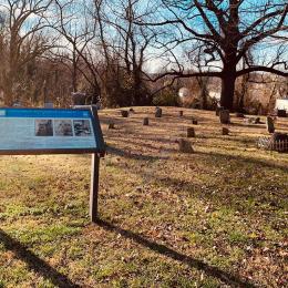 The historic cemetery at Galloway Methodist Church
