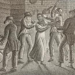 lllustration by Alexander Rider from Jesse Torrey’s Portraiture of Domestic Slavery in the United States (1817).