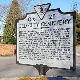 Old City Cemetery Historic Marker